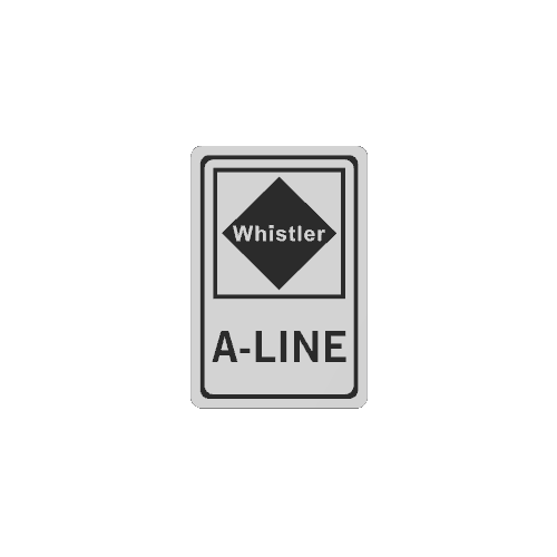 Whistler Trail Sign Magnets – Whistler Bike Park Edition