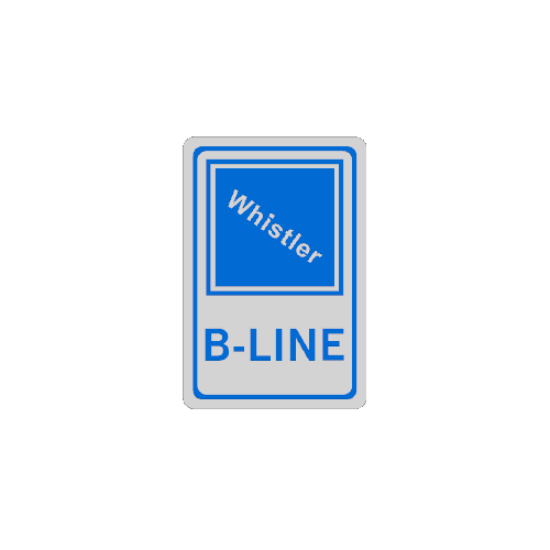 Whistler Trail Sign Magnets – Whistler Bike Park Edition