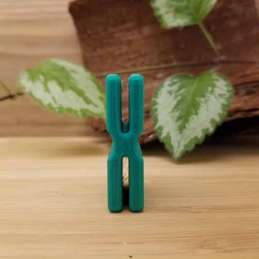 Close-up of Hope X2 caliper align block for perfect brake caliper positioning on mountain bikes – Whistler Print-A-Part