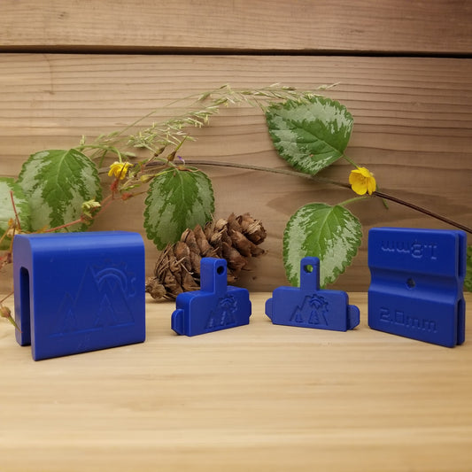 Shimano 2 Piston Kit 2 with 2 Piston Bleed Block, Exposure Bleed Block, Caliper Align, and Outer Pistons Stop for mountain bike brake maintenance – Whistler Print-A-Part