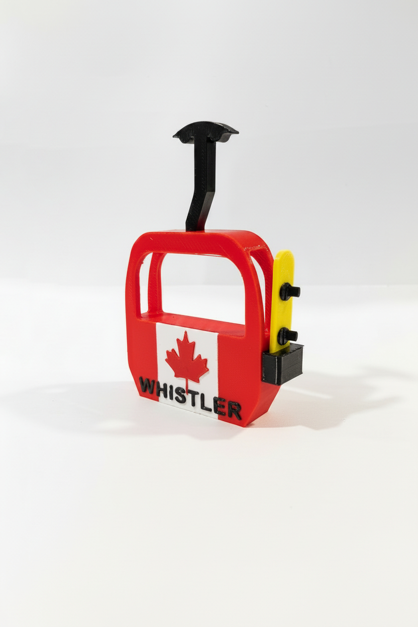 Whistler - Gondola Canada With Snowboard Magnet - Wholesale