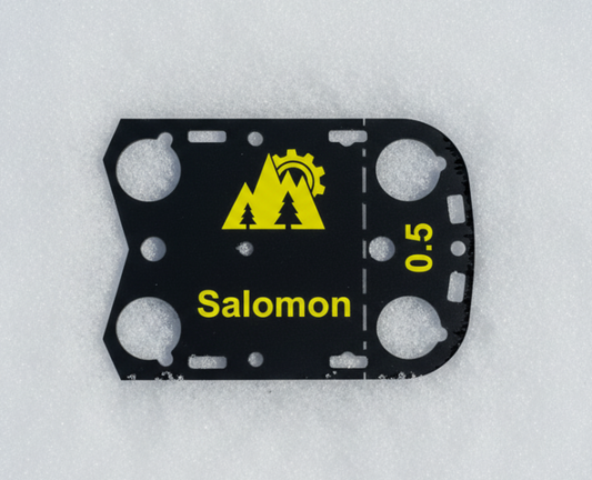 Ski boot canting wedges installed between boot and binding for stance and edge control