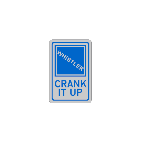 Whistler Trail Sign Magnets – Whistler Bike Park Edition