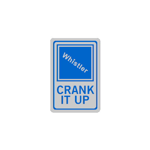Whistler Trail Sign Magnets – Whistler Bike Park Edition
