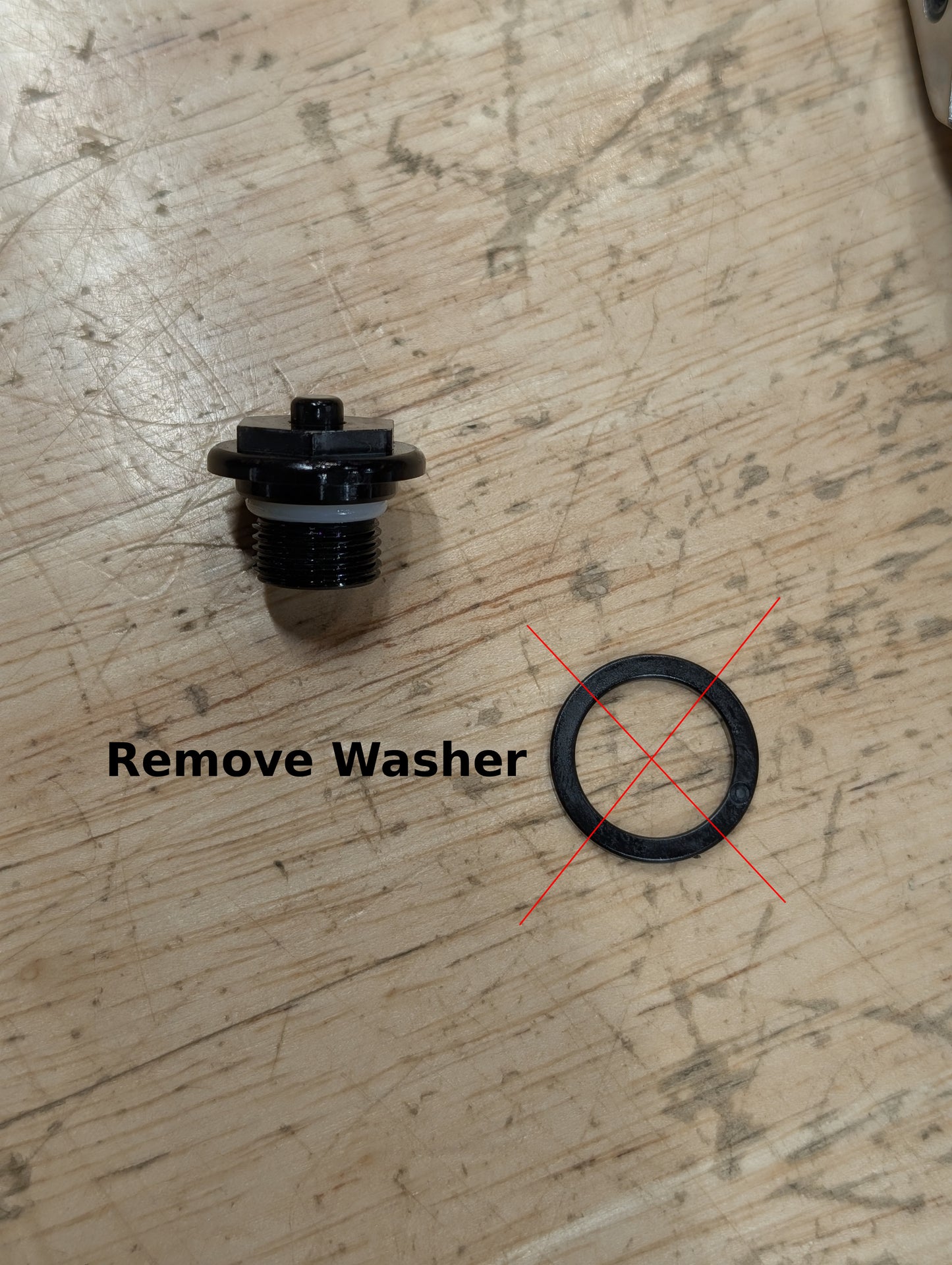 Fox Pressure Valve Blocker & Cap