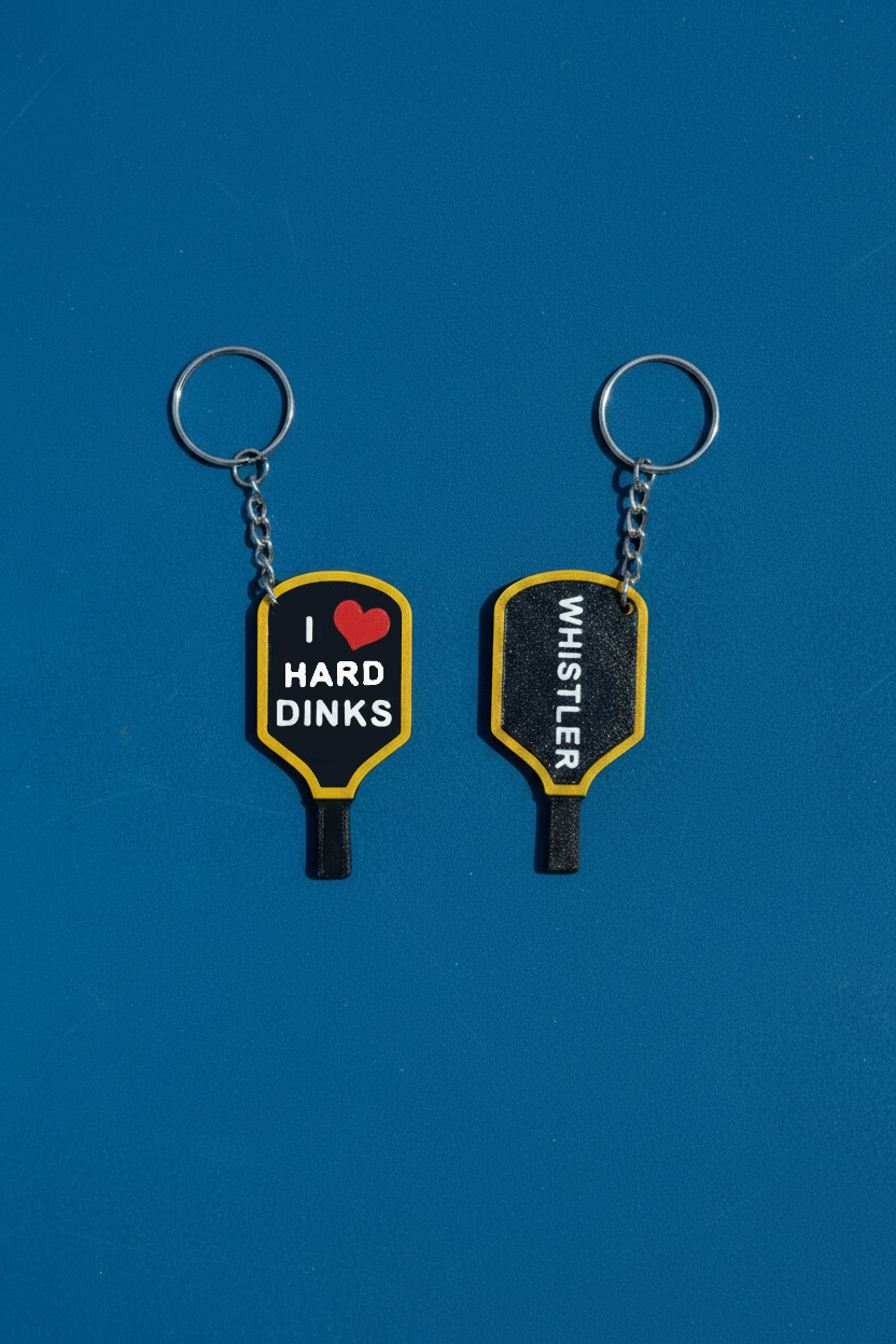 Keychain - PB Paddle - I Love Hard Dinks