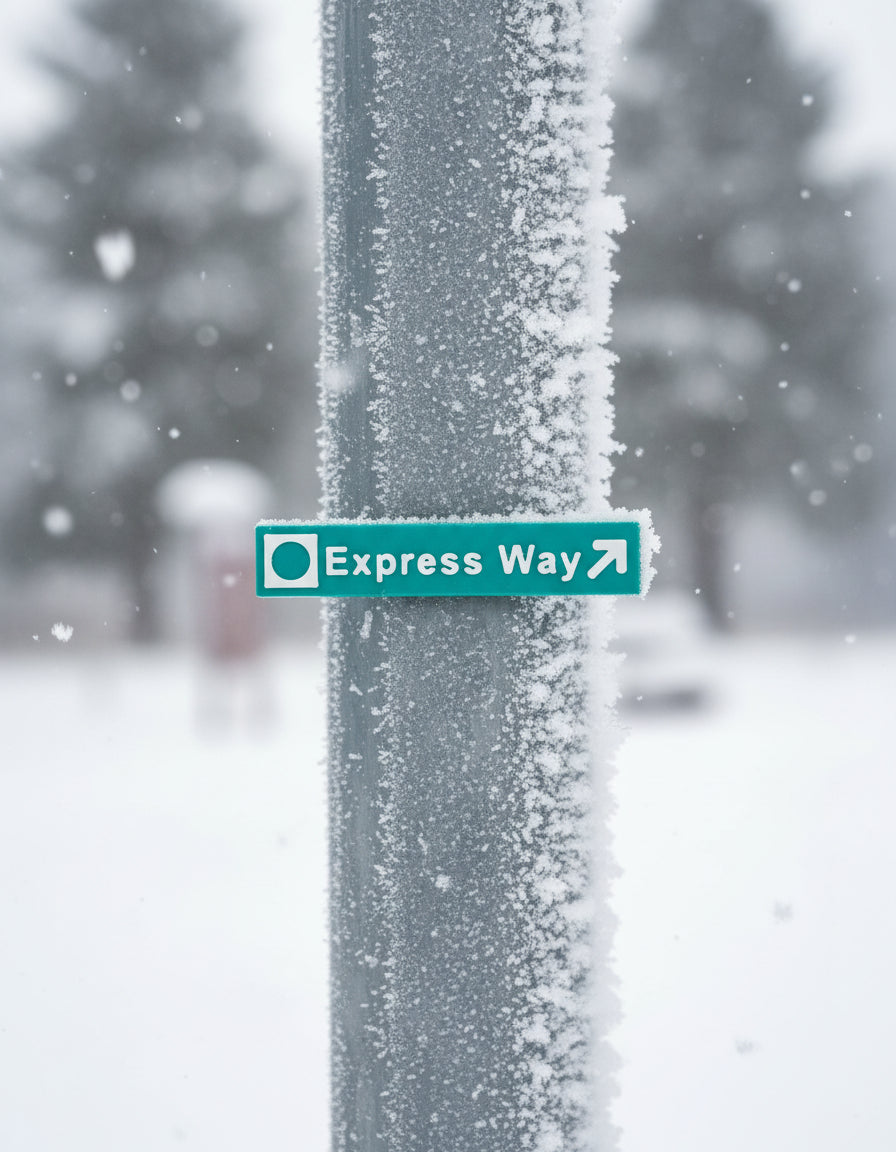 Whistler & Blackcomb Green Ski Run Themed Sign Magnets