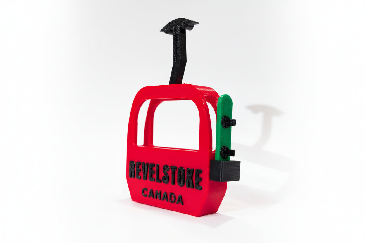 Revelstoke Gondola Canada with Snowboard Magnet