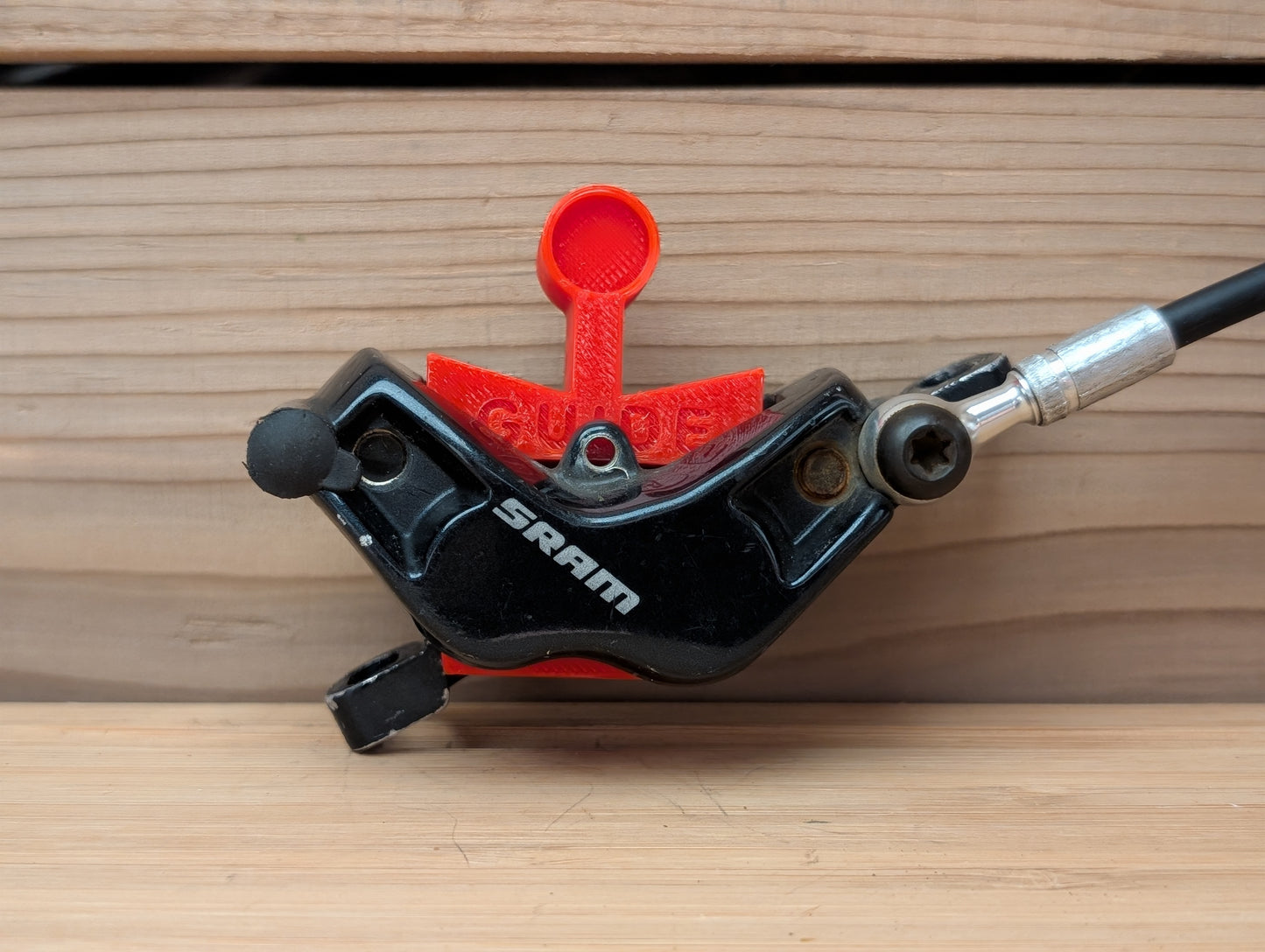 SRAM Guide Piston Exposure Bleed Block crafted by Whistler Print-A-Part for MTB brakes