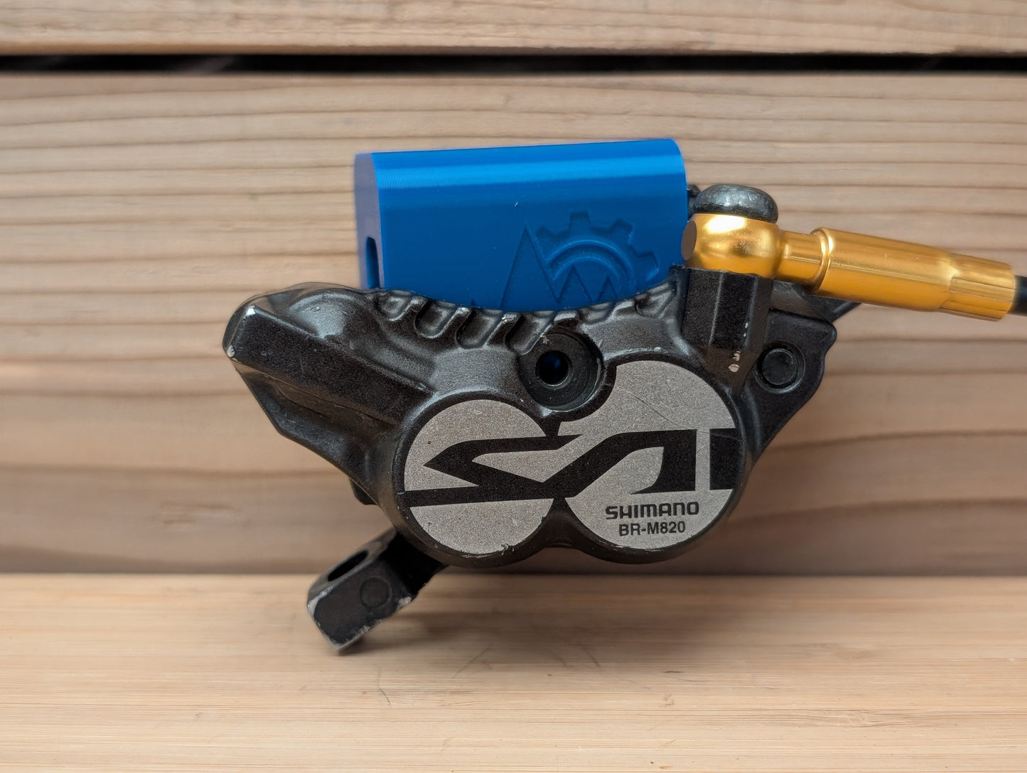 Shimano Outer Piston Stop Bleed Block 4 Piston 2 Piston crafted by Whistler Print-A-Part for MTB brakes