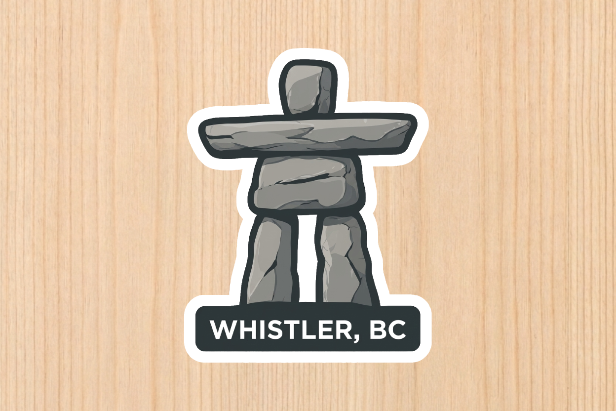 Sticker - Inukshuk - Wholesale