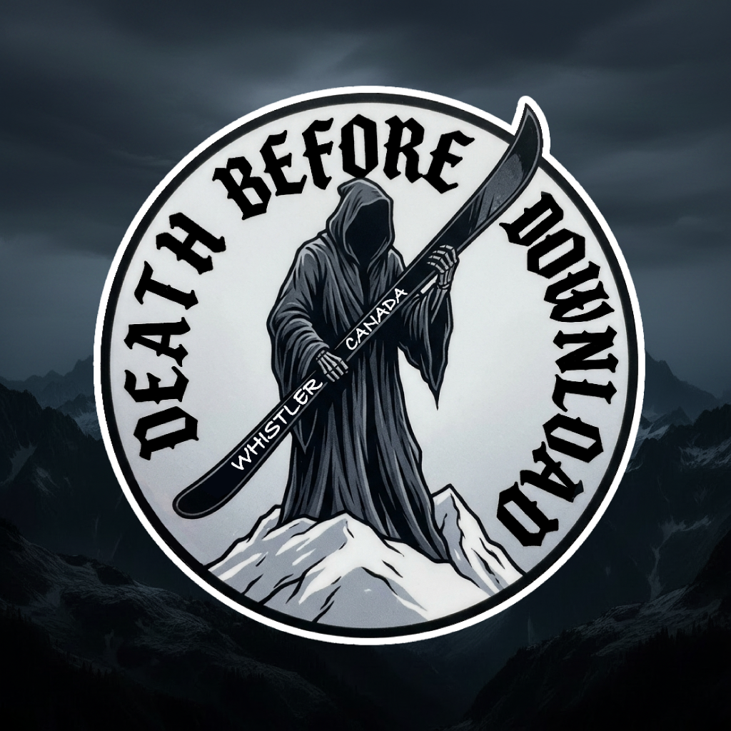 Sticker - Death Before Download - Wholesale