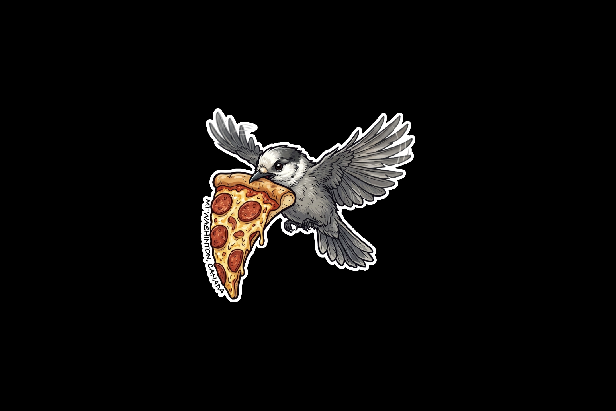 Sticker - Whiskey Jack Pizza - Mt Washington - Wholesale