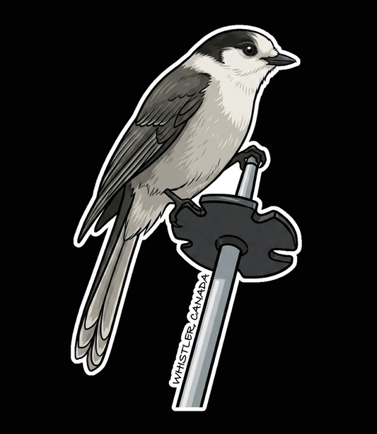 Sticker - Whiskey Jack Ski Pole - Whistler