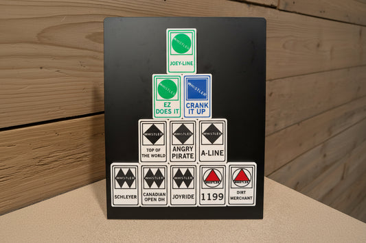 Whistler Trail Sign Magnets – Whistler Bike Park Edition