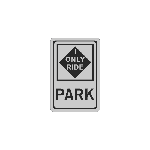 Whistler Trail Sign Magnets – I Only Ride Park Edition