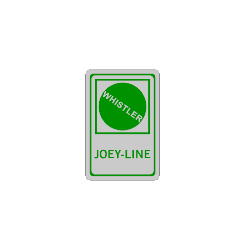 Whistler Trail Sign Magnets – Whistler Bike Park Edition