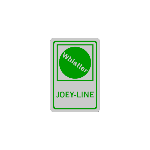 Whistler Trail Sign Magnets – Whistler Bike Park Edition