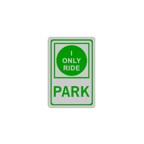 Whistler Trail Sign Magnets – I Only Ride Park Edition