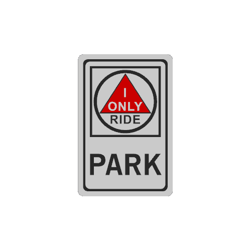 Whistler Trail Sign Magnets – I Only Ride Park Edition