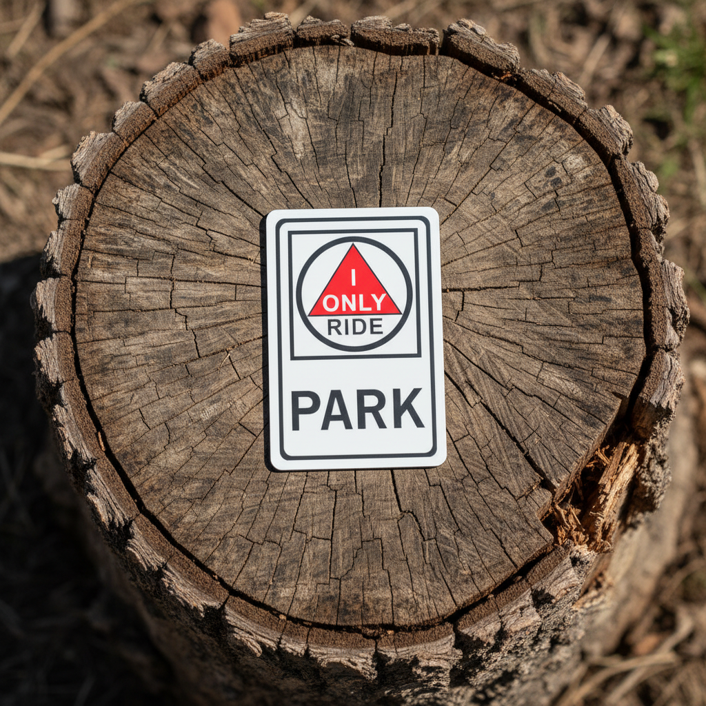 Whistler Trail Sign Magnets – I Only Ride Park Edition