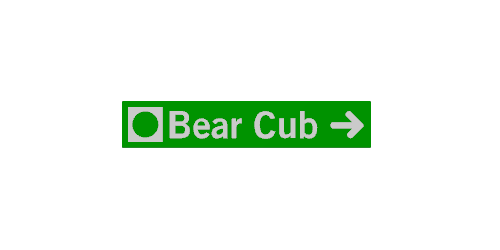Whistler & Blackcomb Green Ski Run Themed Sign Magnets