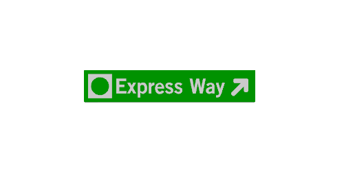 Whistler & Blackcomb Green Ski Run Themed Sign Magnets