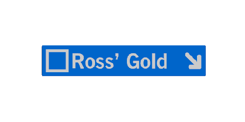 Whistler & Blackcomb Blue Ski Run Themed Sign Magnets