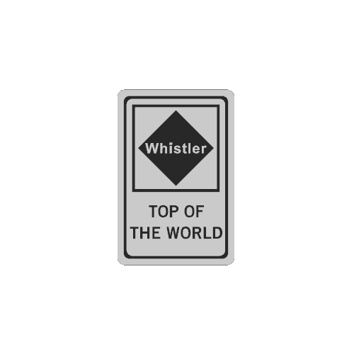 Whistler Trail Sign Magnets – Whistler Bike Park Edition