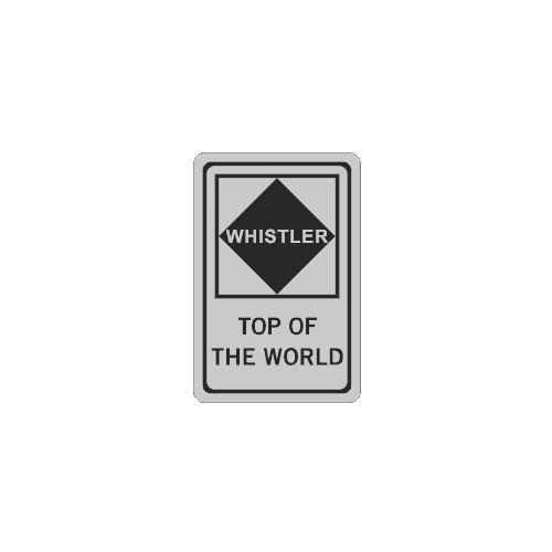 Whistler Trail Sign Magnets – Whistler Bike Park Edition
