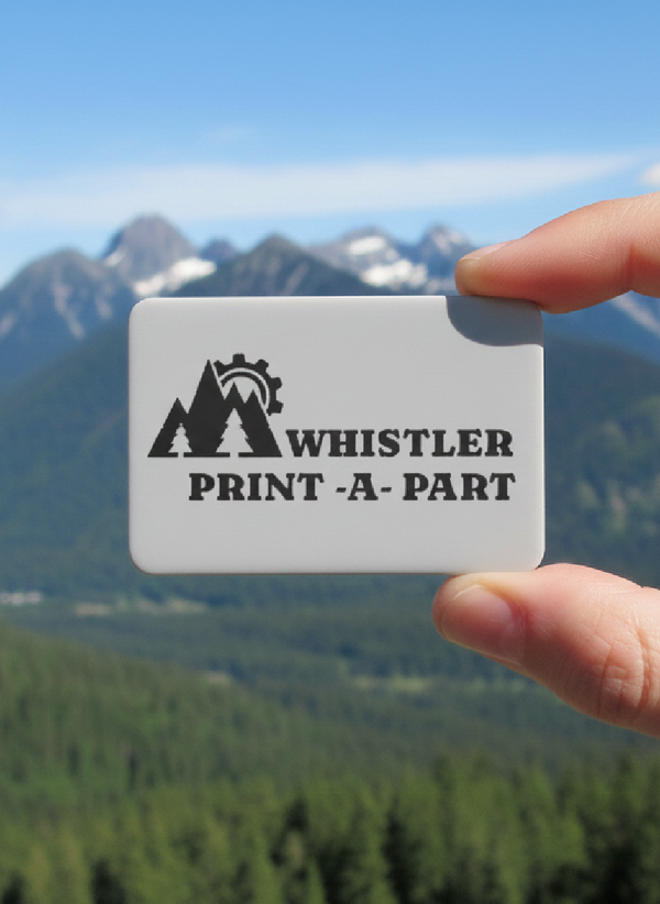 Whistler - Bear With Canadian Flag, Gondolas, Mountains - Magnet