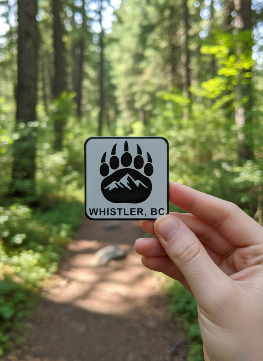 Whistler - Bear Paw Magnet