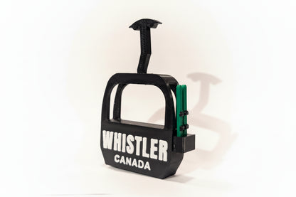 Whistler Gondola Canada with Skis Magnet
