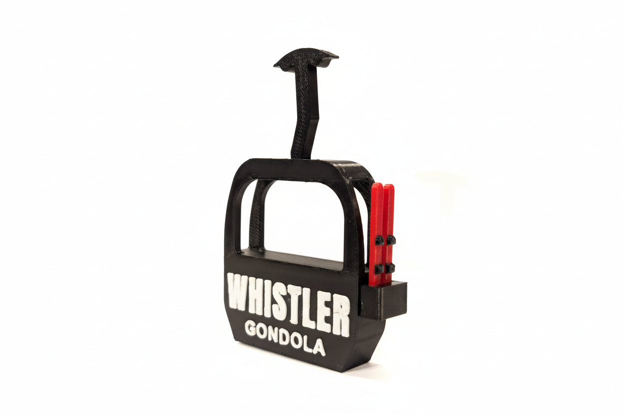 Whistler Gondola with Skis Magnet