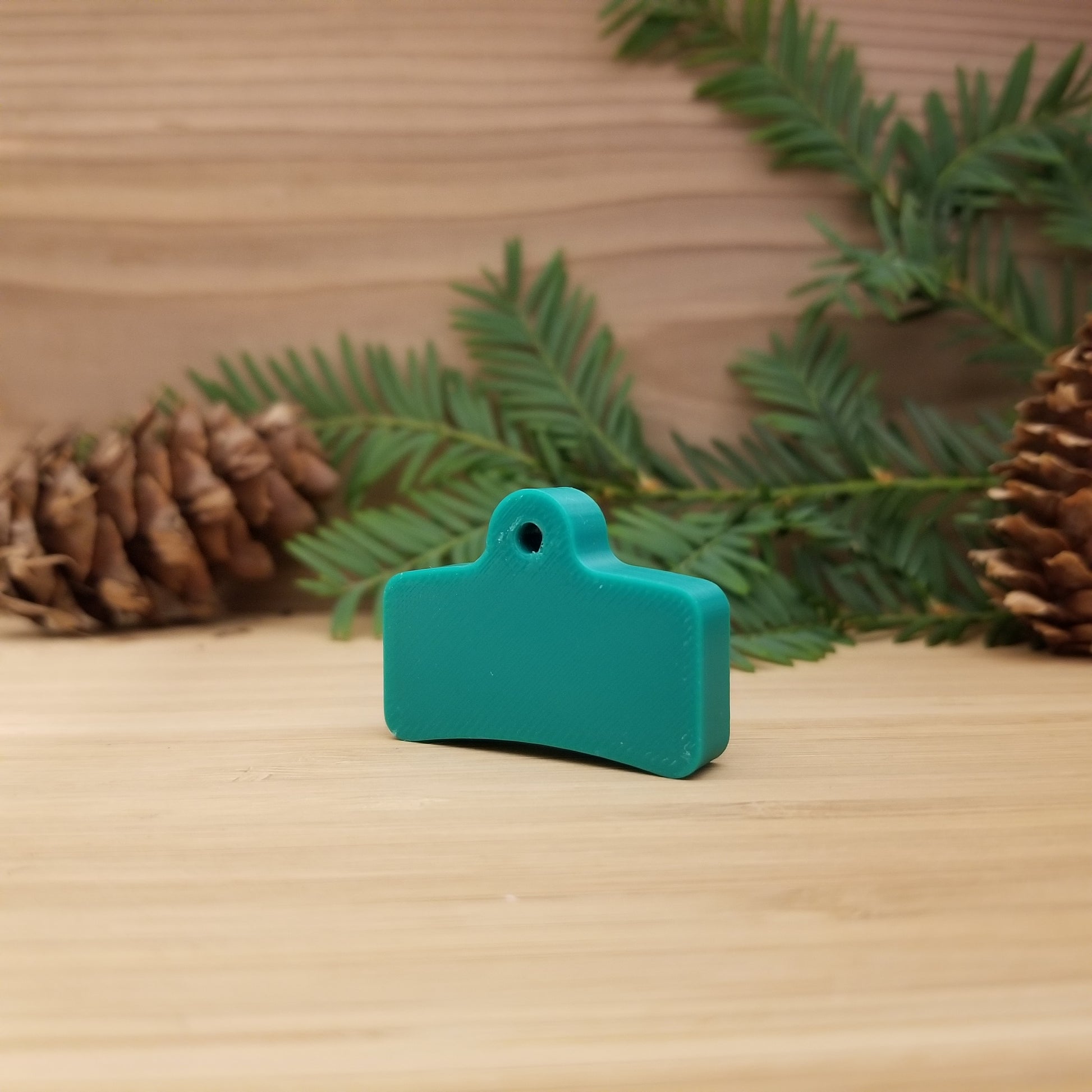 Custom Hope E4 RX4+ bleed block ensures proper brake pad gap while servicing mountain bike brakes – Whistler Print-A-Part