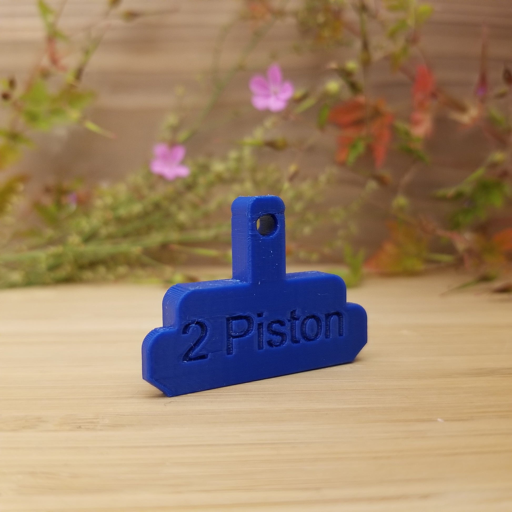 Angled view of Shimano 2-piston piston exposure bleed block – MTB brake service tool – Whistler Print-A-Part