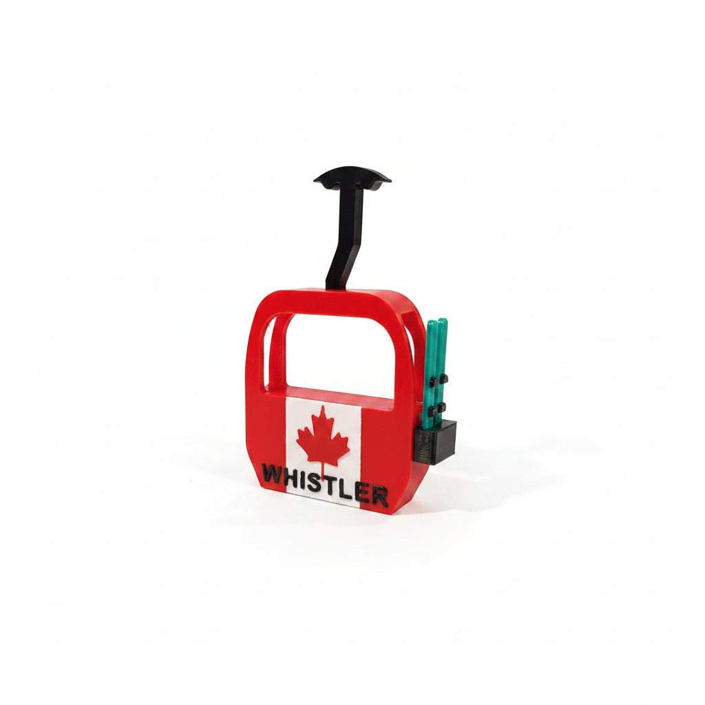 Whistler - Gondola Canada With Skis Magnet - Wholesale