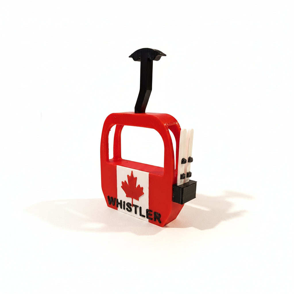 Whistler - Gondola Canada With Skis Magnet - Wholesale