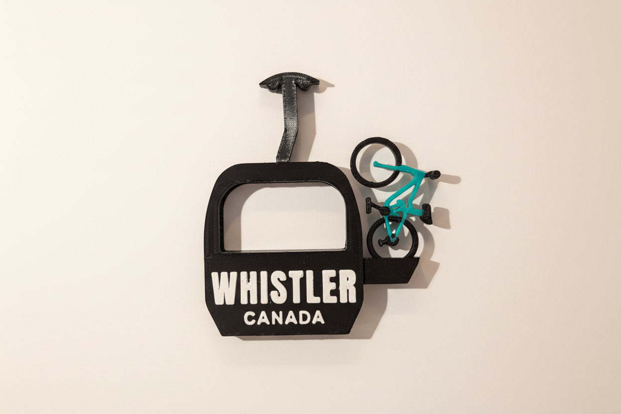 Whistler Gondola Canada with Bike Magnet
