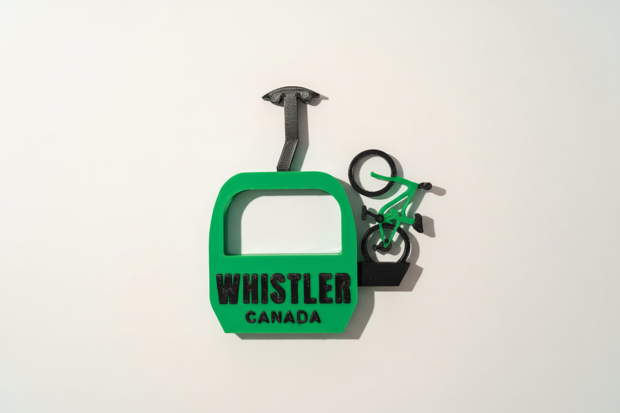 Whistler Gondola Canada with Bike Magnet