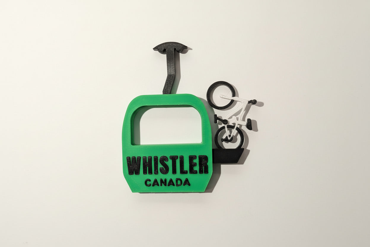 Whistler Gondola Canada with Bike Magnet