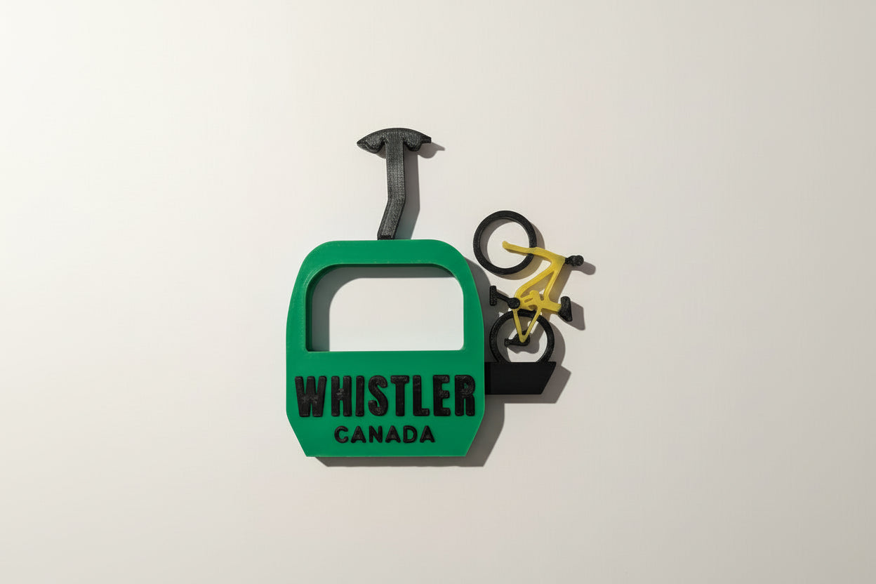 Whistler Gondola Canada with Bike Magnet