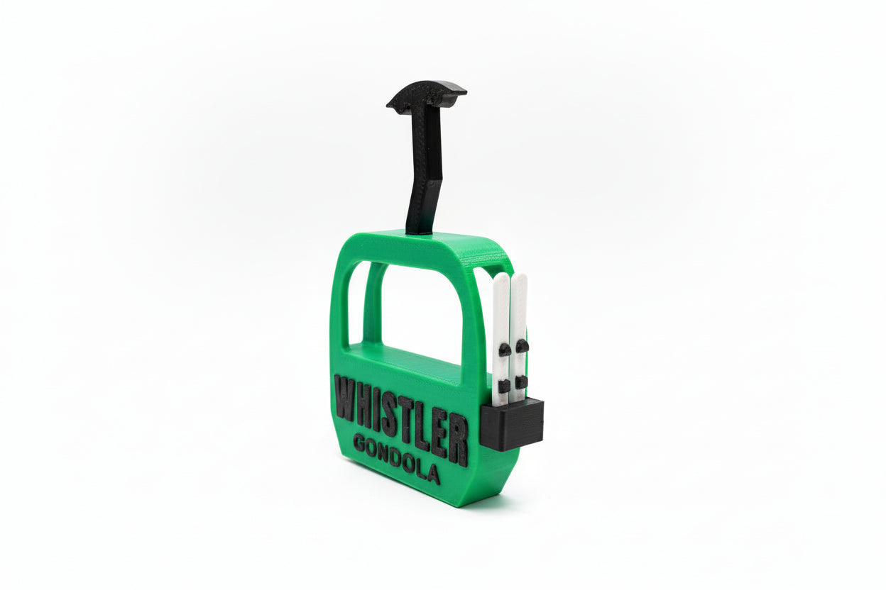 Whistler Gondola with Snowboard Magnet