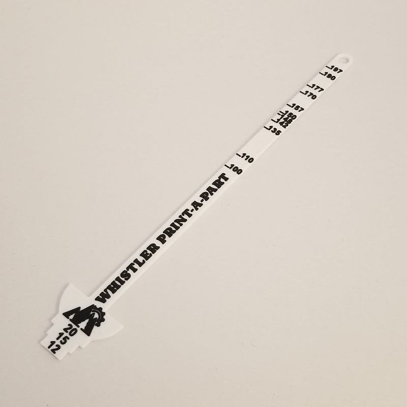 3d printed hub measuring gauge