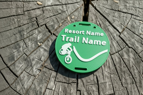 Bike Magnet - Green Circle