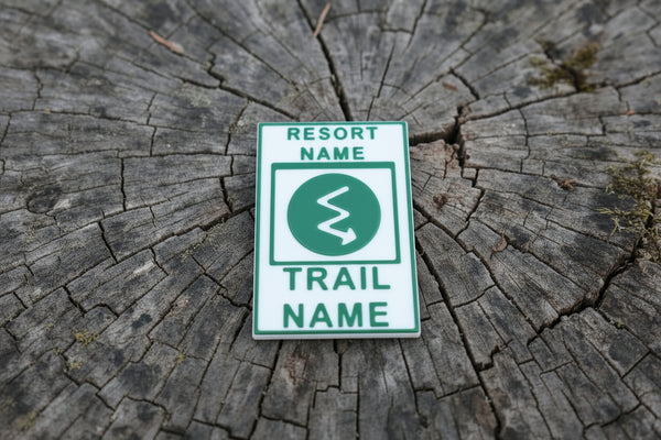 Bike Magnet - Flow Green Circle Big