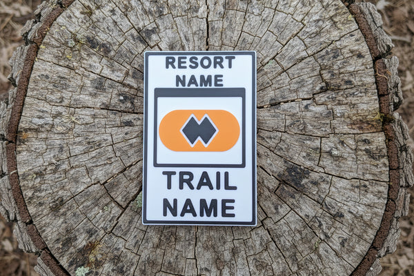 Bike Magnet - Flow Double Black Diamond