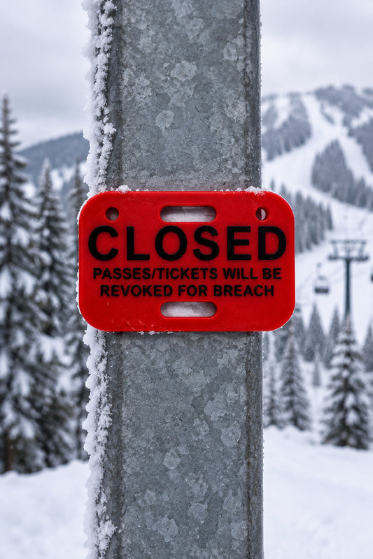 Mt Washington Safety Ski Signs - Wholesale