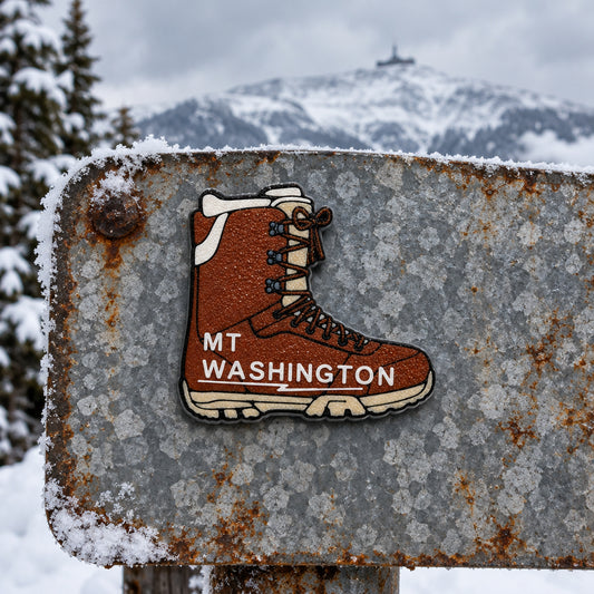 Mt Washington - Snowboard Boot Magnet - Wholesale