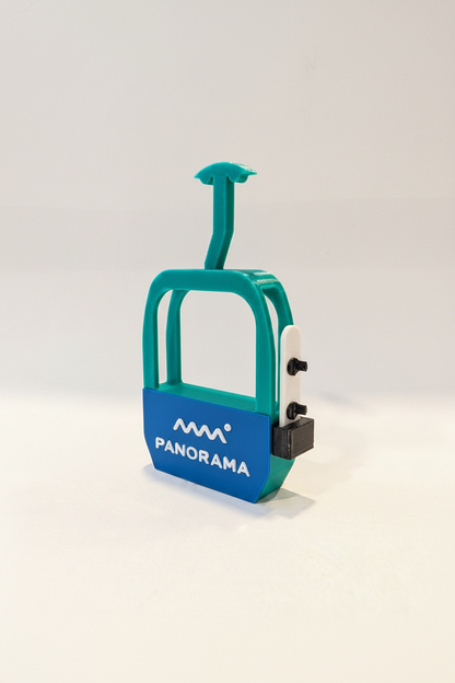 Panorama Gondola with Snowboard - Magnet - Wholesale